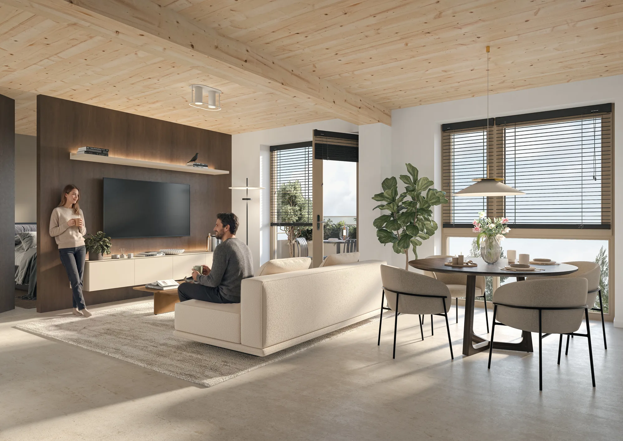 Tussenappartement impressie
